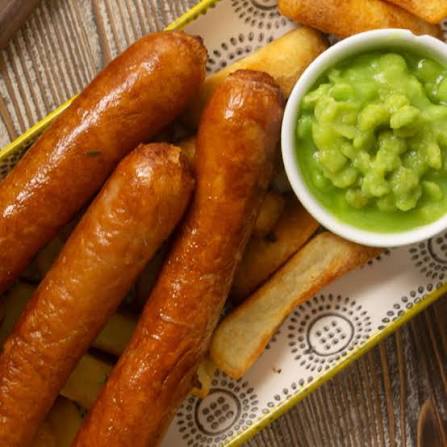 Succulent Jumbo Sausages served at Strathmore Fish & Chips Takeaway in Forfar